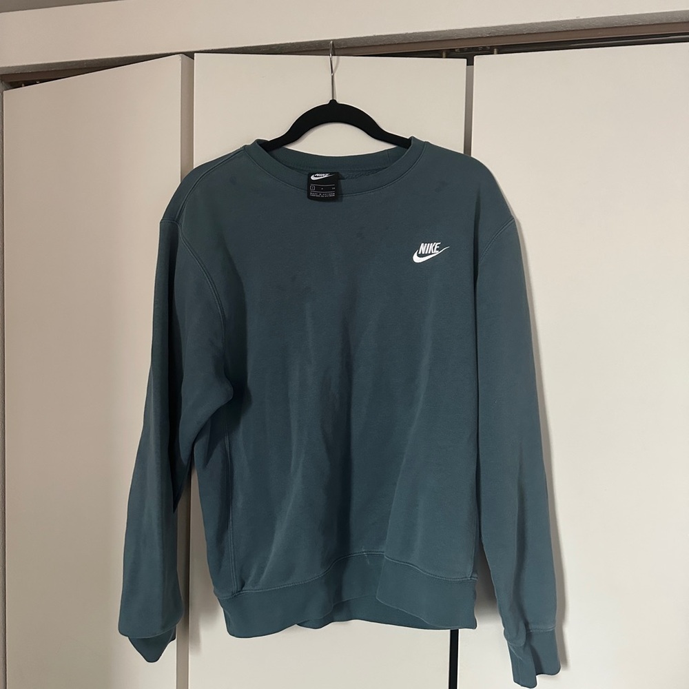Nike Men's Teal Crewneck Sweater